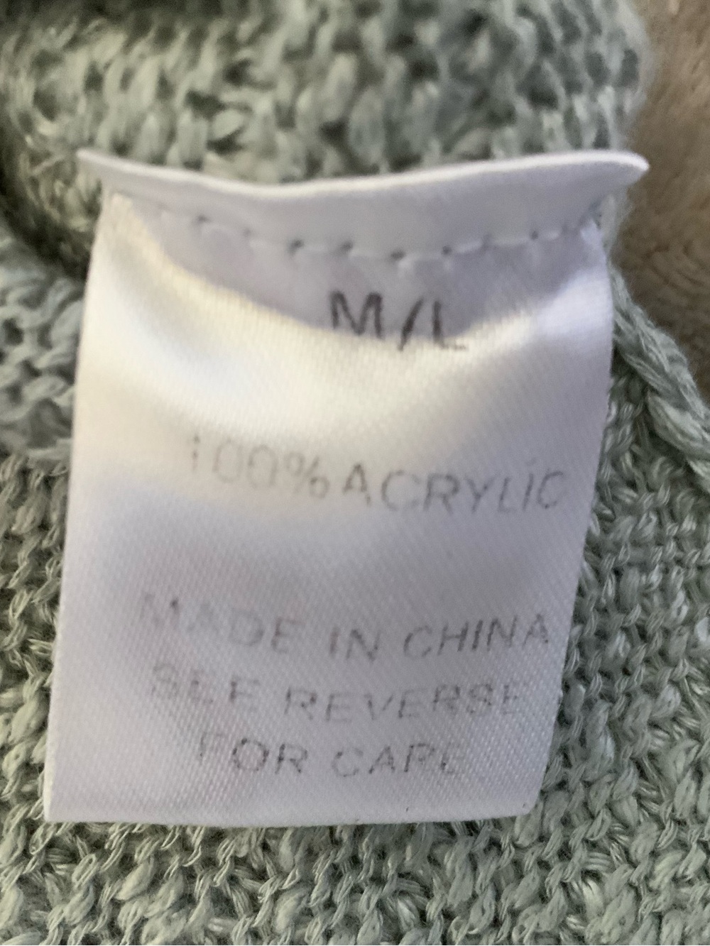 Wishlist Light Sage Green Waffle Knit Boatneck Sweater - Picture 9 of 10